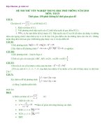 Tuyển tập Toán TN_2010 số 15