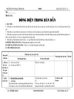 Giáo án vật lý 11 - Dòng điện trong bán dẫn pps