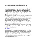 10 virus máy tính nguy hiểm nhất từ trước tới nay- P1 ppt