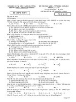 ĐỀ THI HỌC KỲ II – NĂM HỌC 2009-2010 MÔN VẬT LÍ 10TRƯỜNG THPT PHAN CHU TRINH
