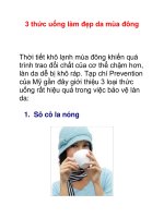 3 thức uống làm đẹp da mùa đông ppsx