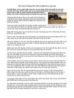 Việt Nam: Khoảng 50% đất tự nhiên bị sa mạc hóa