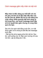 Cách massage giảm nếp nhăn và mệt mỏi pps