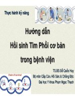 Hồi sinh tim phổi ppt