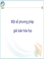 Một số phương pháp giải toán hóa học ppsx