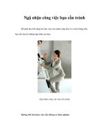 Ngộ nhận công việc bạn cần tránh ppsx