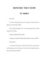 BỆNH HỌC THỰC HÀNH - TỬ PHIỀN docx