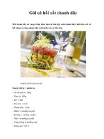 Gỏi cá hồi xốt chanh dây pot