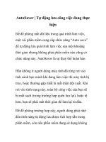 AutoSaver | Tự động lưu công việc đang thực hiện pot