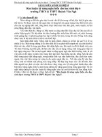 Sáng kiến kinh nghiệm dạy nghe hiểu tiếng anh 6