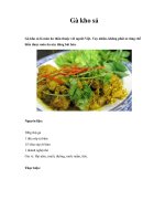Gà kho sả ppt
