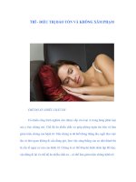 TRĨ - ĐIỀU TRỊ BẢO TỒN VÀ KHÔNG XÂM PHẠM potx