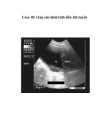 Case 18: tăng sản lành tính tiền liệt tuyến docx