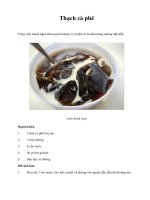 Thạch cà phê ppt