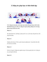 12 động tác giúp bạn có thân hình đẹp ppsx