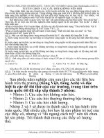 TUYỂN CHỌN NHỮNG CÂU HỎI KHÔNG NÊN HỎI