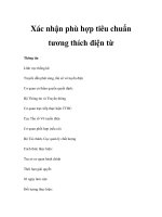 Xác nhận phù hợp tiêu chuẩn tương thích điện từ ppsx