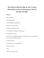 Thỏa thuận cho phép tạm nhập, tái xuất và sử dụng thiết bị thông tin (cho các đoàn ngoại giao, triển lãm giới thiệu công nghệ) ppsx