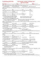 Tự Ôn Thi TN THPT Đề Số 1