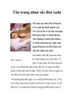 Tân trang nhan sắc đón xuân potx