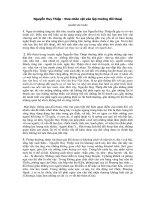 Nguyễn Huy Thiệp - Đưa nhân vật vào lập trường đối thoại