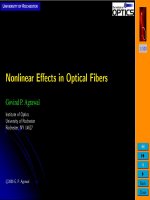 nonlinear eﬀects in optical fibers-govind p. agrawal