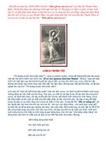 Đàn ghi- ta của Lorca