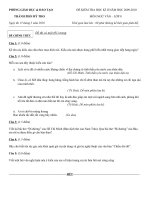 Đề thi Ngữ văn 8 (năm học 09-10)