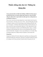 Thuốc chống nôn cho trẻ: Những tác dụng phụ pps