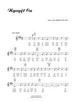 Bài hát nguyệt ca - Trịnh Công Sơn (lời bài hát có nốt) pptx