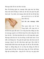 Massage chân tốt cho sức khoẻ của bạn potx