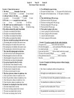 Trắc nghiệm anh văn lớp 10 potx