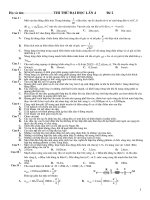 Thi thu DH lan 4 ( DAP AN)