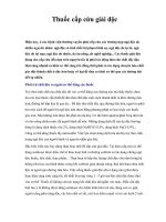 Thuốc cấp cứu giải độc pot