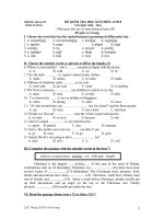 Khảo sát Anh8-Vĩnh Tường