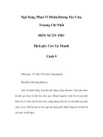 HỒN XUÂN THU - Phần 1 pptx