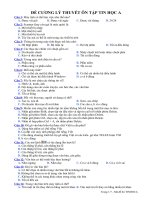 de cuong on thi tin hoc chung chi A