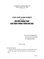 sang kiến kinh nghiệm (đã đăng trên tạp chí hóa học ứng dụng)