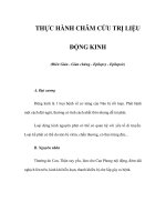 THỰC HÀNH CHÂM CỨU TRỊ LIỆU - ĐỘNG KINH pot