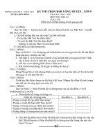 Đề thiHSG Địa 9  & Đáp án