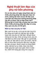Nghệ thuật làm đẹp của phụ nữ bốn phương pps