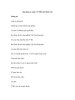 Sáp nhập các công ty TNHH một thành viên ppt