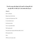 Yêu cầu cung cấp thông tin là quyền sử dụng đất, tài sản gắn liền với đất tại Uỷ ban nhân dân cấp xã docx