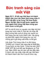 Bức tranh sáng của mốt Việt pptx