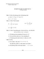 đề thi học kỳ 2 lop 12