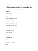 Đăng ký vận tải hành khách theo tuyến cố định trừ các trường hợp tổ chức, cá nhân có vốn đầu tư nước ngoài tại Việt Nam, vận tải hành khách đường thủy nội địa qua biên giới doc