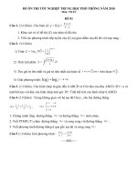 Đề ôn thi TN 2010(sát đề thi - tốt cho hs Tbình