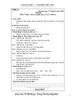 giáo án 2009 - 2010; Toán, TNXH, Toán bổ sung, Toán Tự học