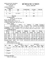 KE HOACH VIET CUOI NAM