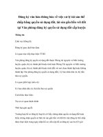 Đăng ký văn bản thông báo về việc xử lý tài sản thế chấp bằng quyền sử dụng đất, tài sản gắn liền với đất tại Văn phòng đăng ký quyền sử dụng đất cấp huyện pdf